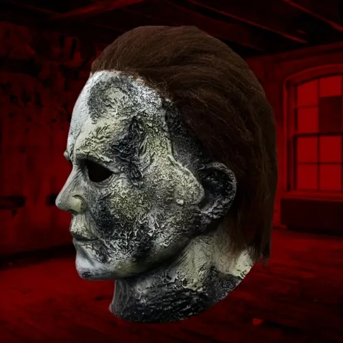 Masque d'horreur réaliste Michael Myers – visage ensanglanté effrayant