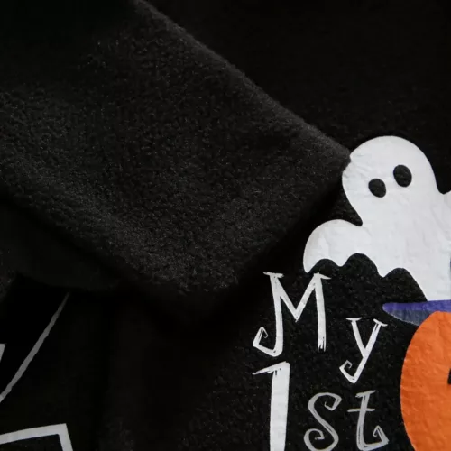 Combinaison Halloween garçon en molleton doux – déguisement à manches longues