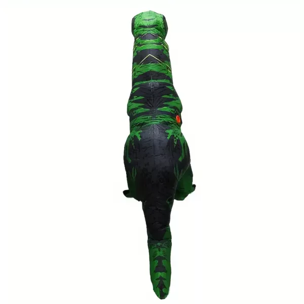 Déguisement dinosaure gonflable vert musclé – costume humoristique adulte