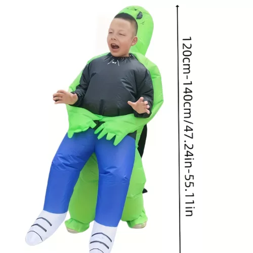 Déguisement gonflable alien enfant – costume original pour carnaval et fête