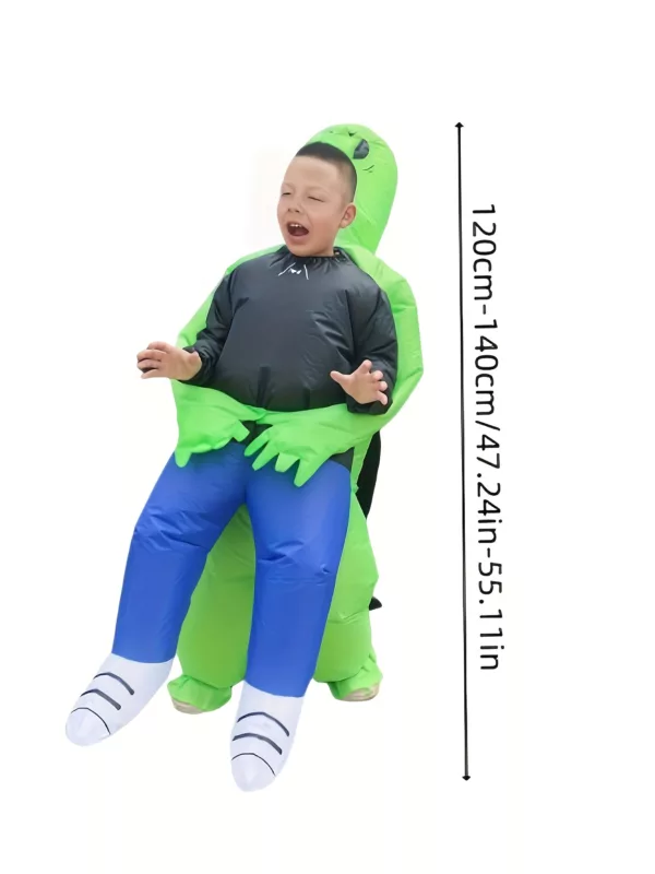 Déguisement gonflable alien enfant – costume original pour carnaval et fête