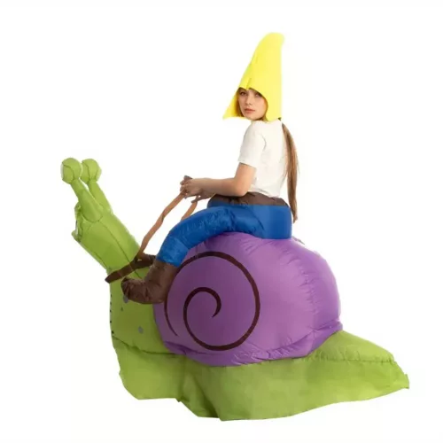 Costume gonflable escargot adulte – déguisement animal original pour fêtes et carnaval