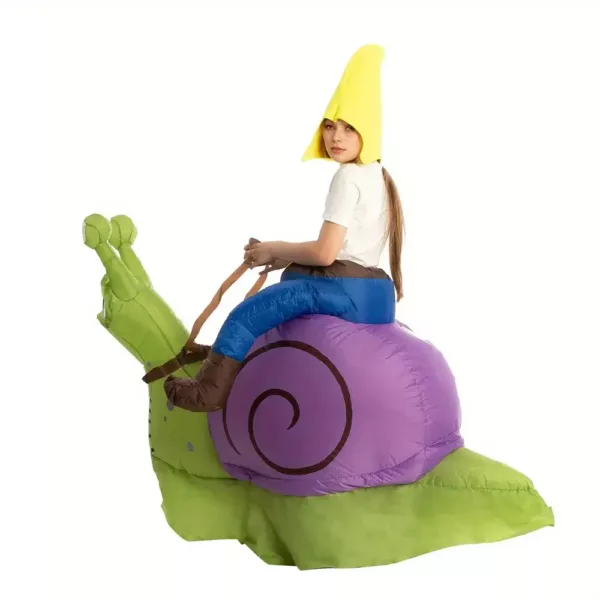 Costume gonflable escargot adulte – déguisement animal original pour fêtes et carnaval