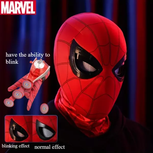 Casquettes enfant Spider-Man x7 avec yeux mobiles – ensemble déguisement Marvel