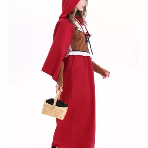 Déguisement Chaperon Rouge Disney – robe avec cape et manches assorties