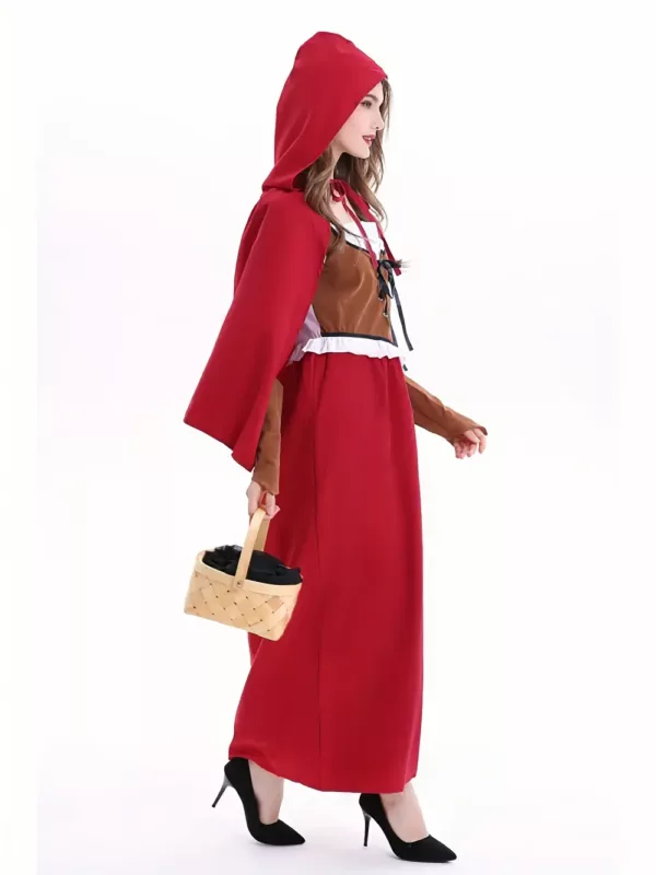 Déguisement Chaperon Rouge Disney – robe avec cape et manches assorties