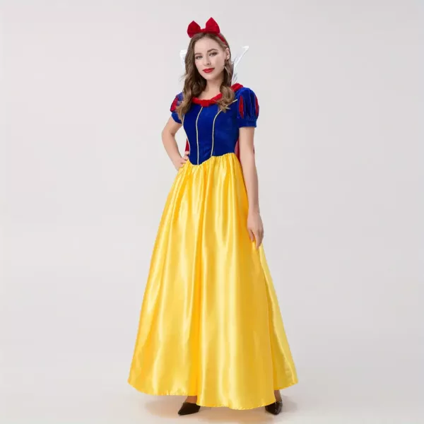 Déguisement Blanche Neige adulte femme – costume princesse cosplay Halloween