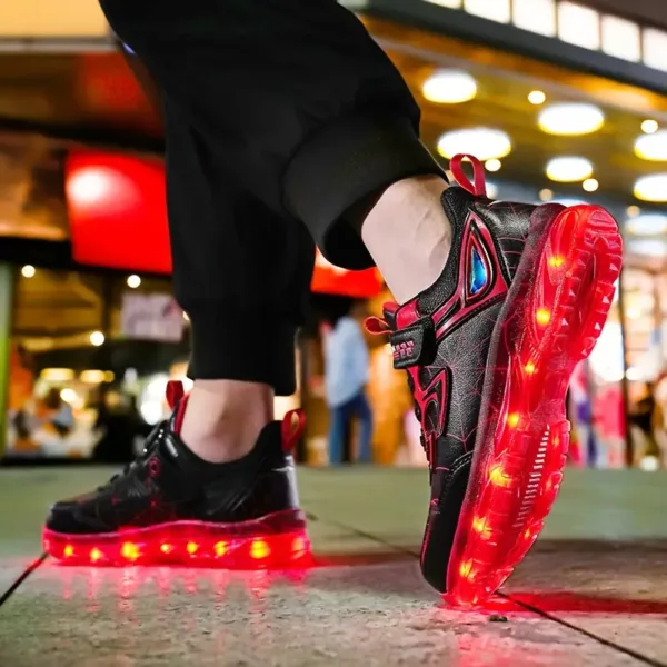 Baskets LED rechargeables USB – chaussures lumineuses unisexe pour sport et loisirs