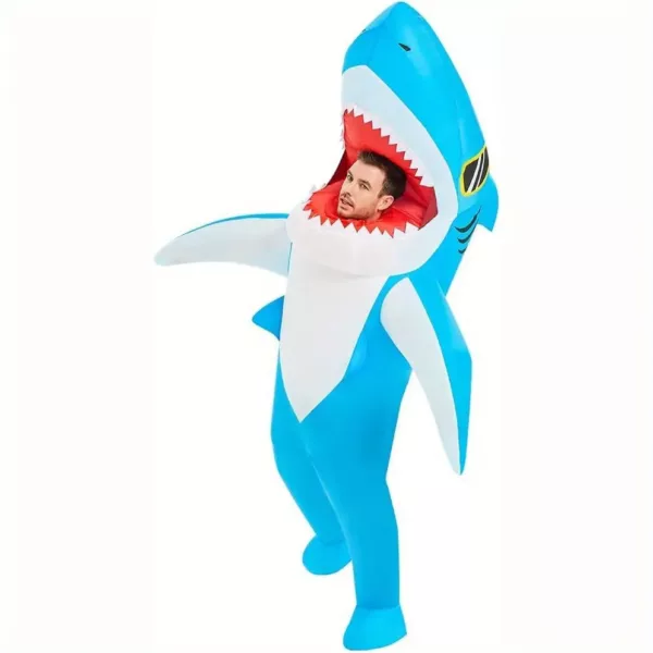 Costume gonflable requin adulte – déguisement amusant pour soirées et festivals