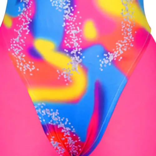 Déguisement femme années 80 – ensemble fluo avec veste et legging rétro