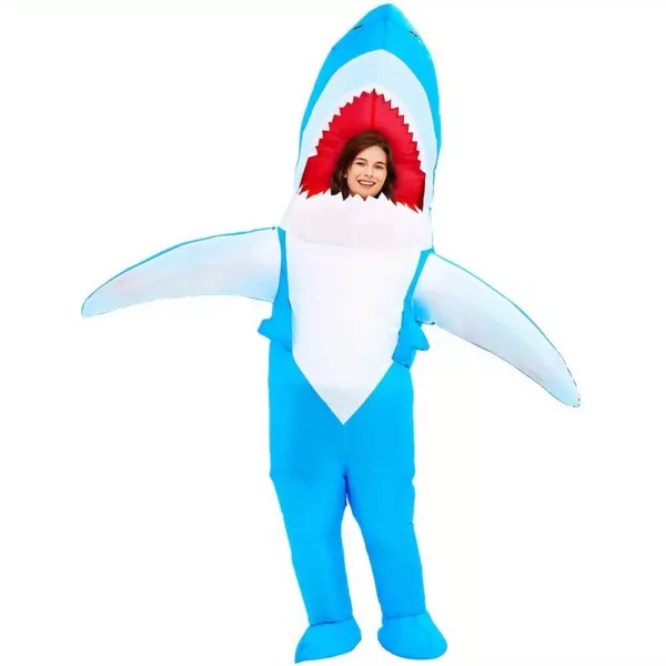 Costume gonflable requin adulte – déguisement amusant pour soirées et festivals