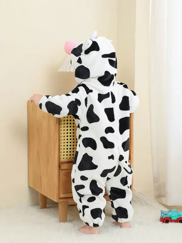 Combinaison déguisement bébé animal mignon avec capuche – douce et confortable
