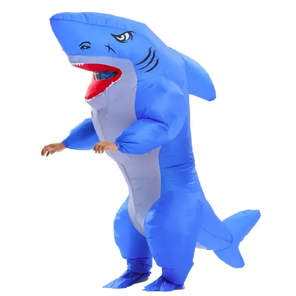 Costume requin gonflable adulte avec ventilateur – déguisement intégral festif