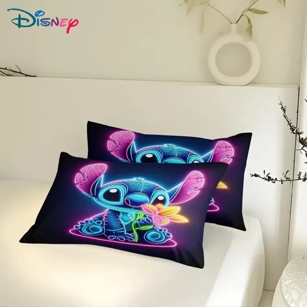 Parure de lit motif Stitch – housse de couette et taies d’oreiller 2/3 pièces