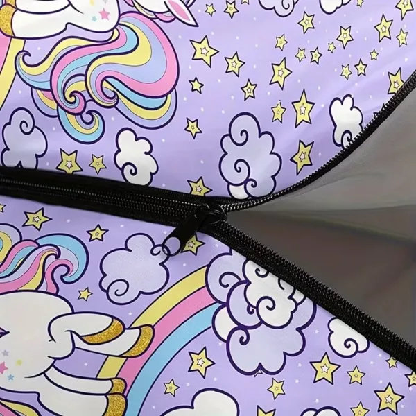 Sac de couchage licorne doux et original – idéal pour enfants et soirées pyjama