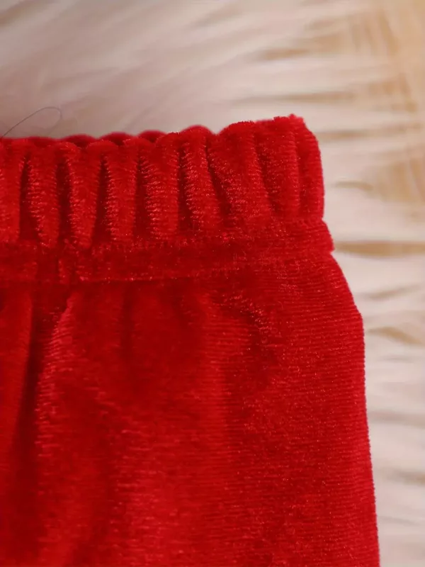 Déguisement Père Noël 3 pièces – costume complet bonnet veste ceinture