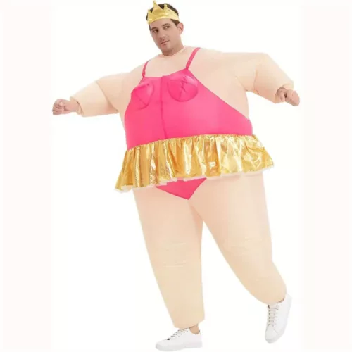 Déguisement gonflable danseuse de ballet adulte – costume humoristique original