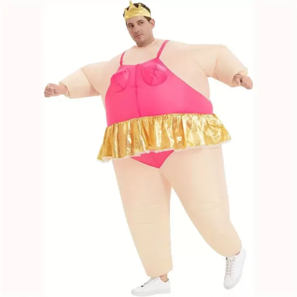 Déguisement gonflable danseuse de ballet adulte – costume humoristique original