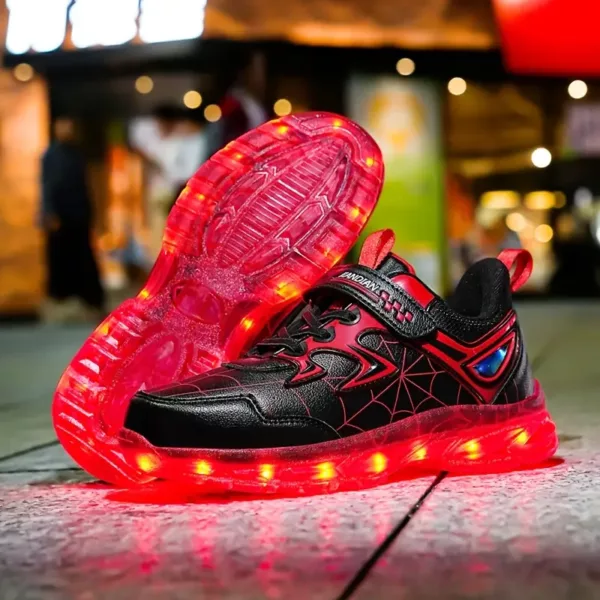 Baskets LED rechargeables USB – chaussures lumineuses mixtes pour sport et loisirs