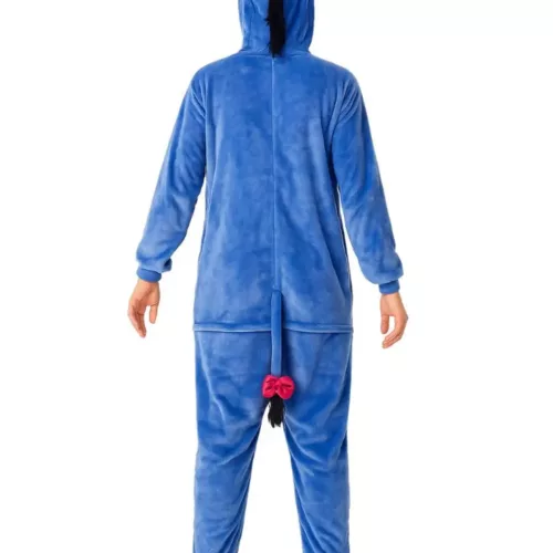 Pyjama kigurumi âne avec capuche et poches – déguisement doux type cosplay