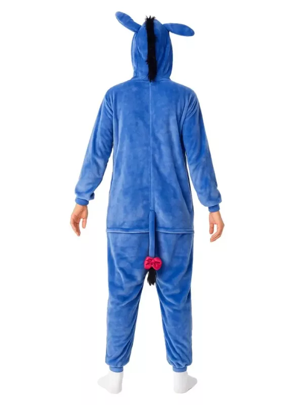 Pyjama kigurumi âne avec capuche et poches – déguisement doux type cosplay