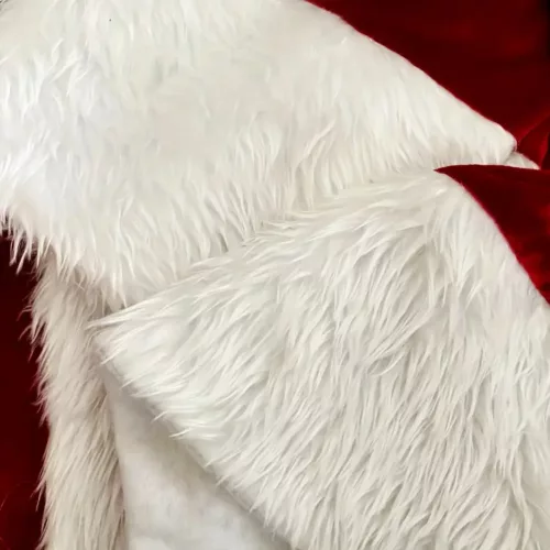 Costume Père Noël velours bordeaux – ensemble 10 pièces élégant et complet