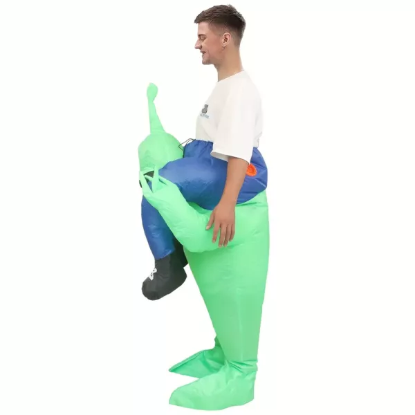 Costume alien lumineux style funky – polyester avec éclairage USB à LED