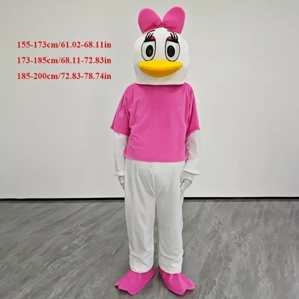 Costume mascotte Daisy Duck adulte – déguisement peluche style Disney
