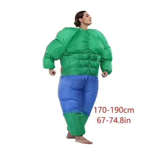 Costume gonflable Hulk adulte – déguisement Marvel réaliste pour cosplay fête