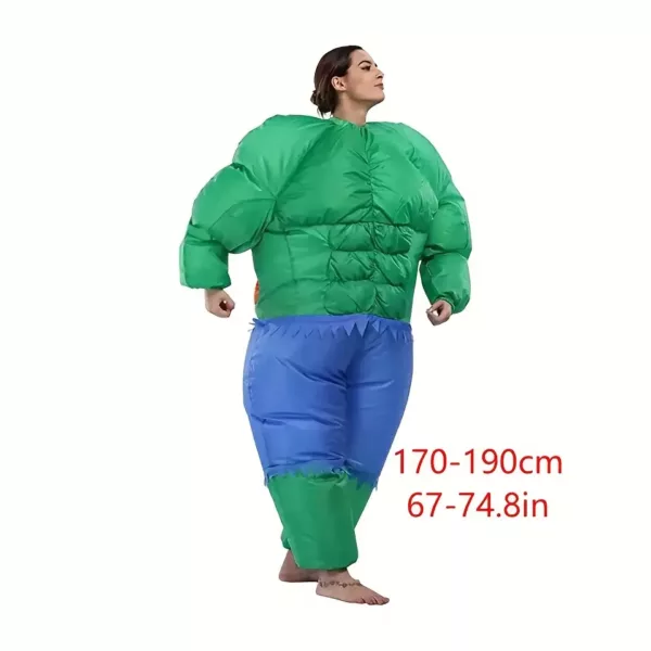 Costume gonflable Hulk adulte – déguisement Marvel réaliste pour cosplay fête