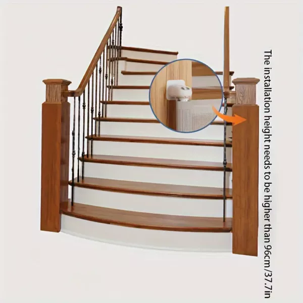 Barrière de sécurité extensible sans perçage – pour bébé et animaux, usage intérieur
