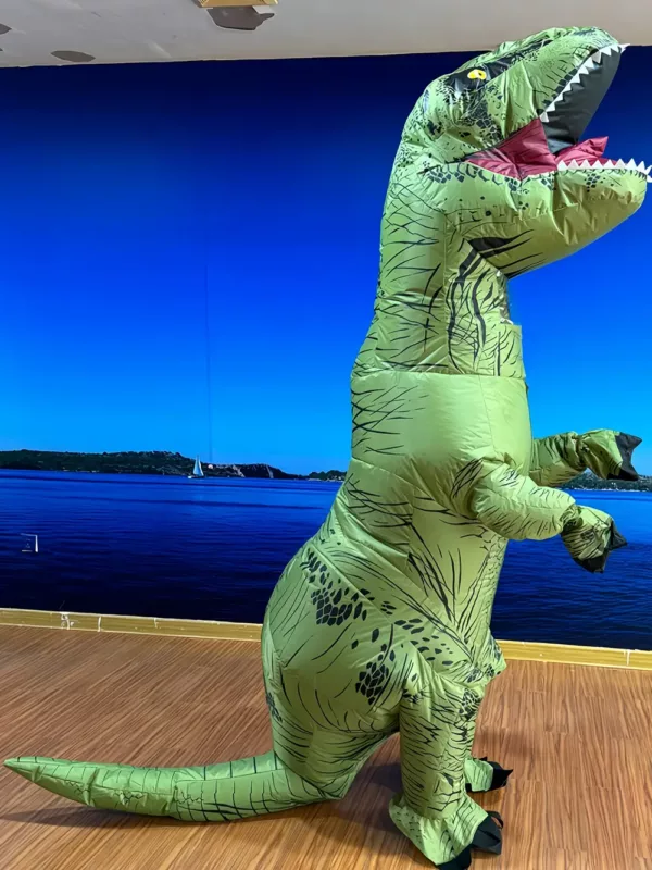 Costume gonflable dinosaure adulte – déguisement humoristique pour soirées et Halloween