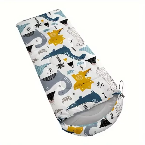 Sac de couchage enfant dinosaure – doux et chaud pour camping toutes saisons
