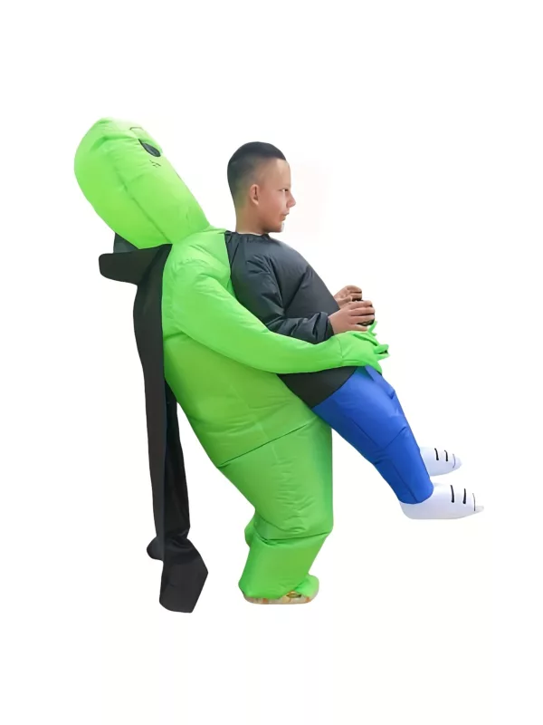 Déguisement gonflable alien enfant – costume original pour carnaval et fête