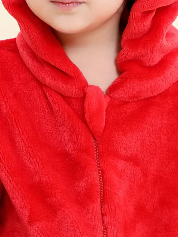 Combinaison bébé à capuche motif animal – tenue d'extérieur mi-saison enfant