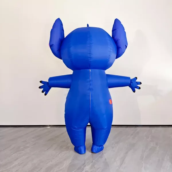 Costume gonflable adulte Stitch Disney – déguisement drôle pour fêtes et Halloween