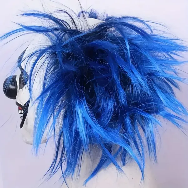 Masque de clown d’horreur Halloween en latex réaliste – style effrayant zombie
