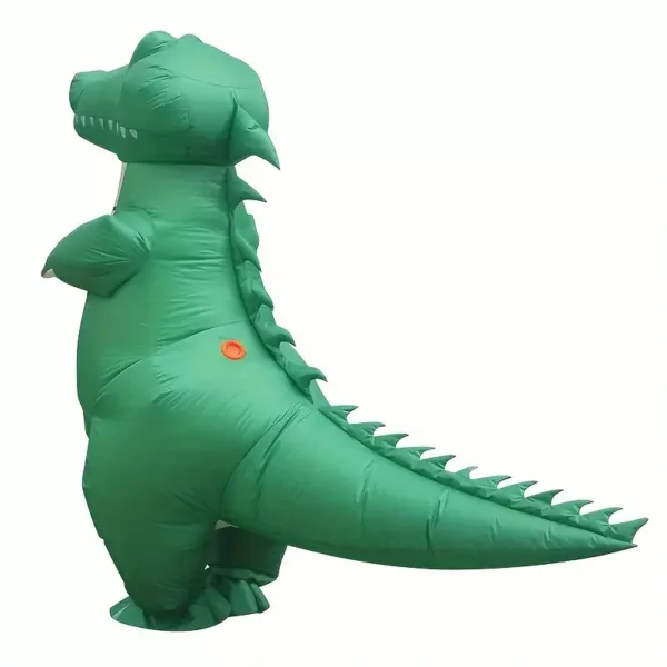 Costume gonflable dinosaure T-Rex drôle en polyester – adulte et ado Halloween