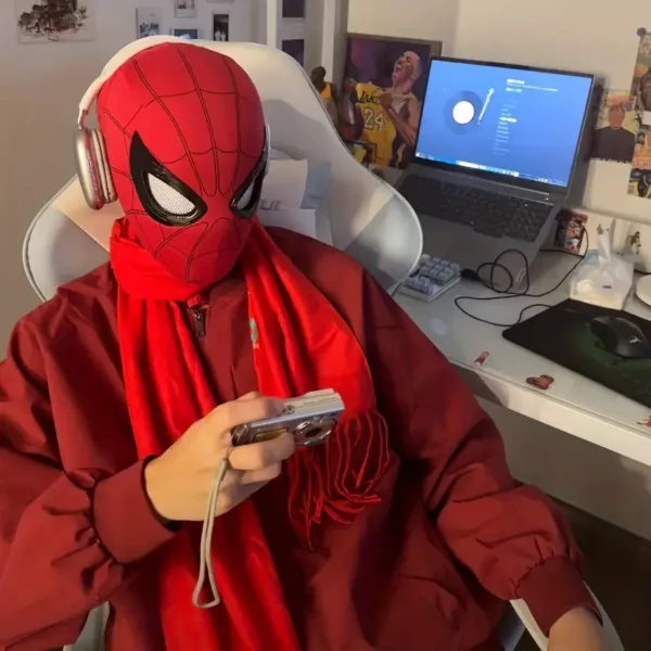 Masque à capuche homme – style mystérieux idéal cosplay ou costume élégant