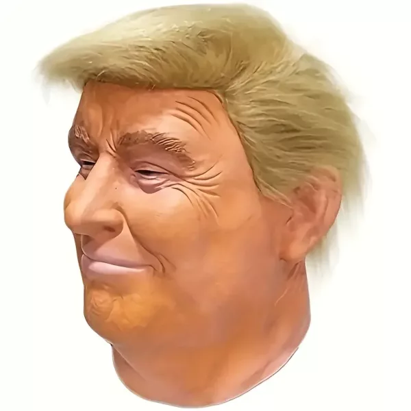 Masque en latex réaliste intégral – accessoire effrayant pour cosplay ou Halloween