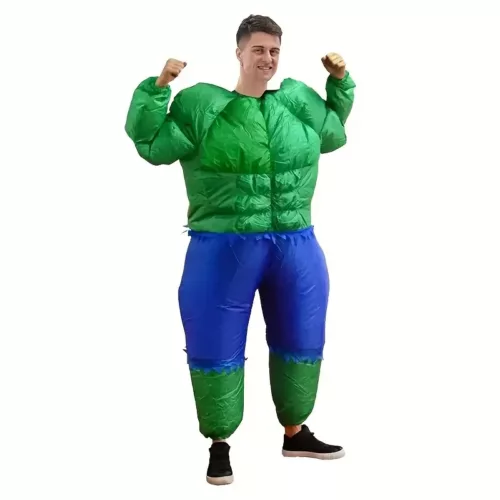 Costume gonflable Hulk adulte – déguisement Marvel réaliste pour cosplay fête