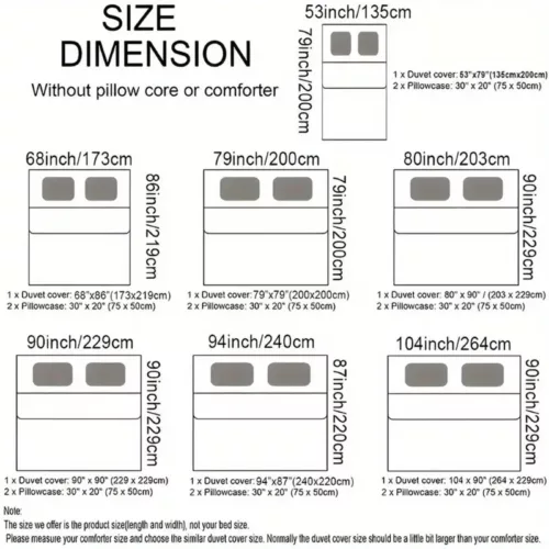 Parure de lit Stitch 3 pièces en microfibre douce – housse de couette et taies