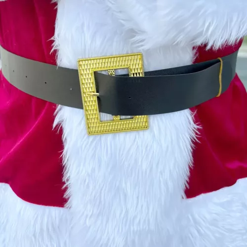 Déguisement Père Noël adulte complet – manteau, pantalon, ceinture et bonnet