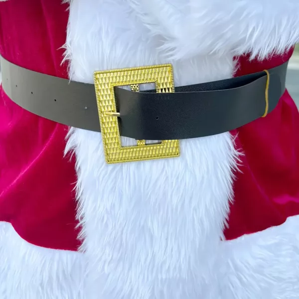 Déguisement Père Noël adulte complet – manteau, pantalon, ceinture et bonnet