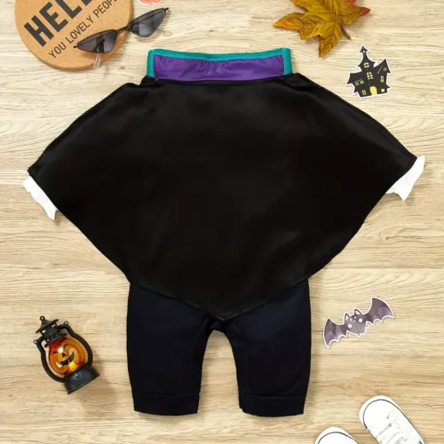Déguisement Halloween bébé garçon – body avec cape style gentleman 2 pièces