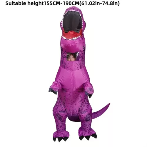 Costume gonflable dinosaure T-Rex adulte – déguisement amusant réaliste