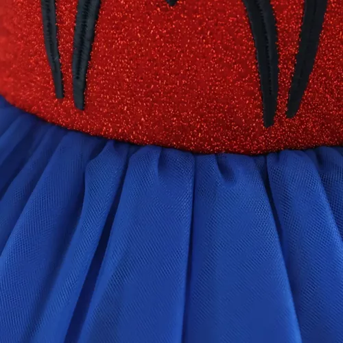 Robe princesse fille à paillettes et dentelle noire – style gothique féérique
