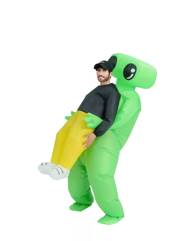 Costume gonflable extraterrestre adulte – idéal Halloween et fêtes costumées