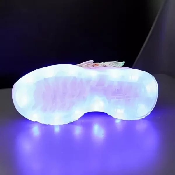 Baskets lumineuses rechargeables en maille respirante pour enfants – effet LED fun