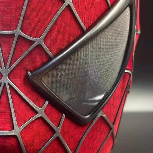 Masque Spider-Man 1:1 réaliste pour cosplay ou collection – finition détaillée